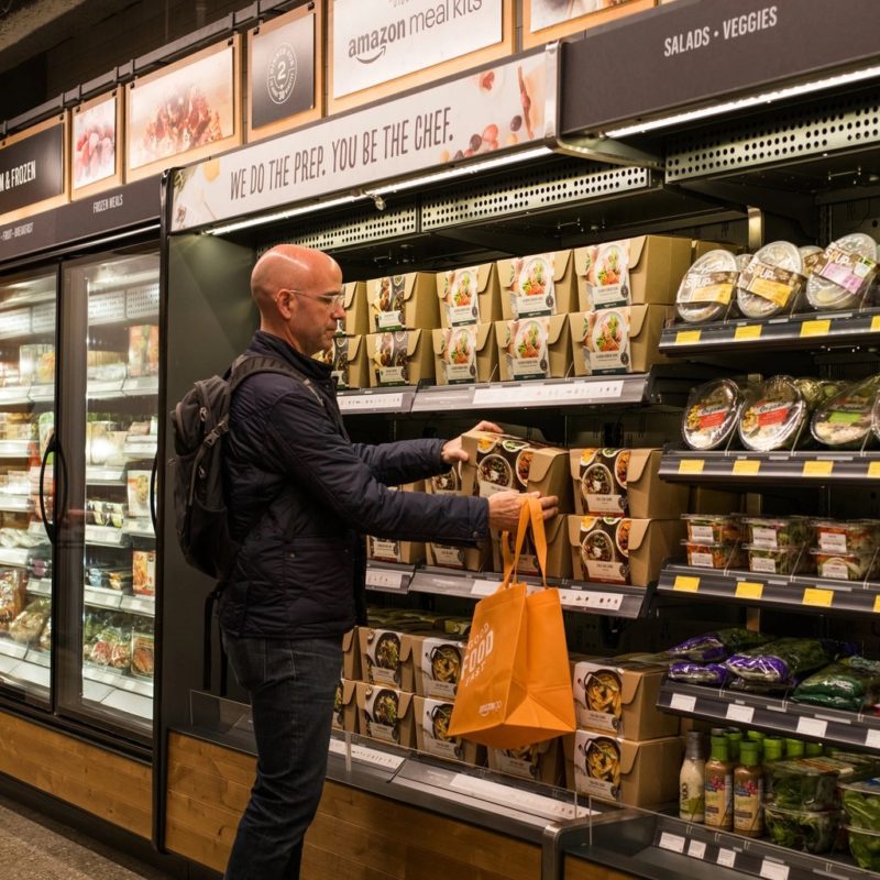 shopping in Amazon Go store